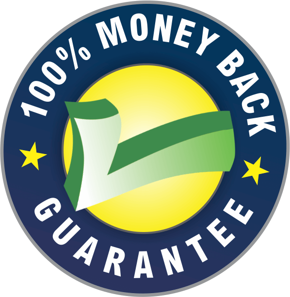 100% Money Back Guarantee*