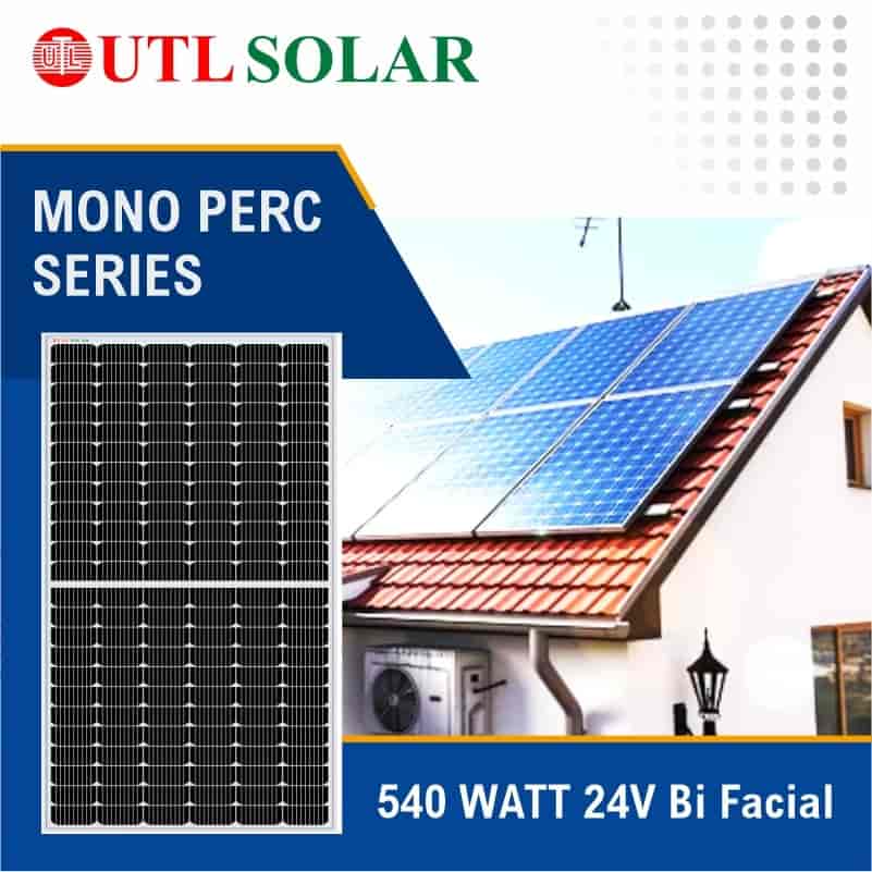540 Watt Mono Perc Bi Facial Solar Panel