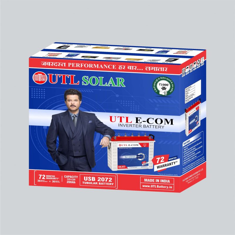 200Ah 72 Months Inverter Battery on EMI - USB 2072 - Image 2