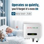 Operates so quietly ongrid solar inverter