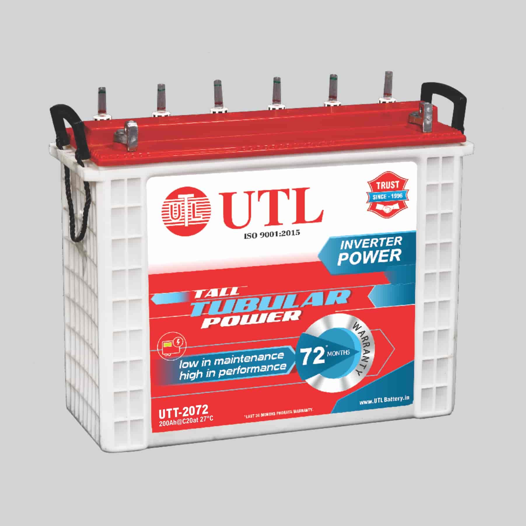 UTL 200AH Inverter Battery - UTT 2072