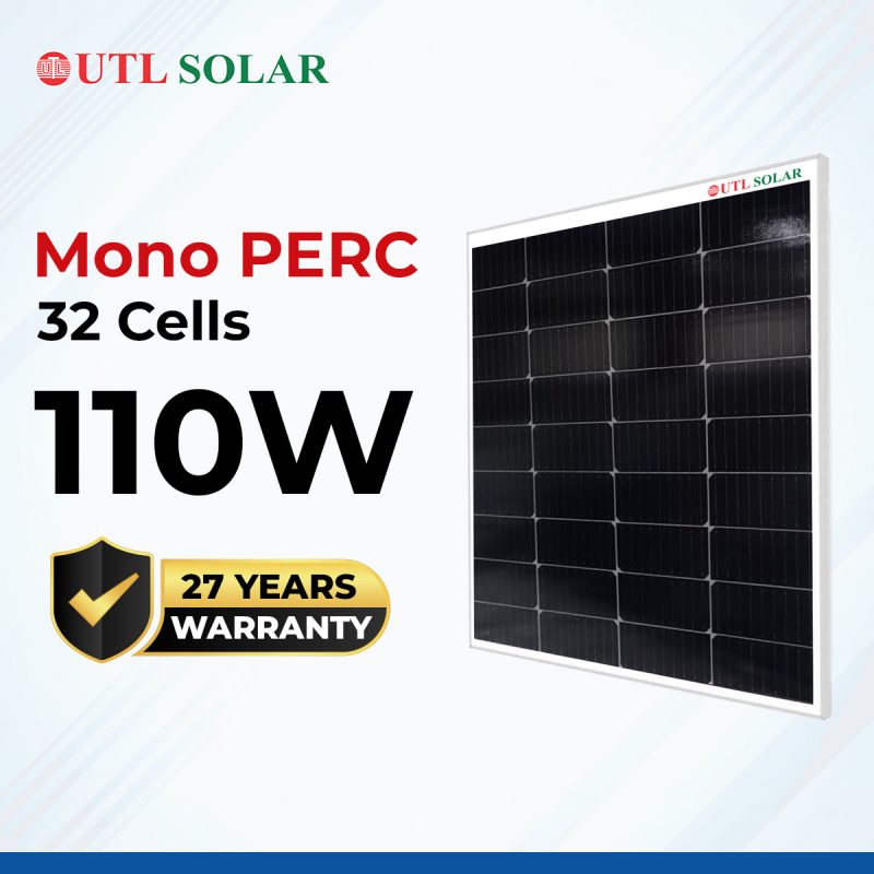 110 Watt/ 12V solar Panel | 27 Years Performance Warranty (Pack of Two) - Image 2
