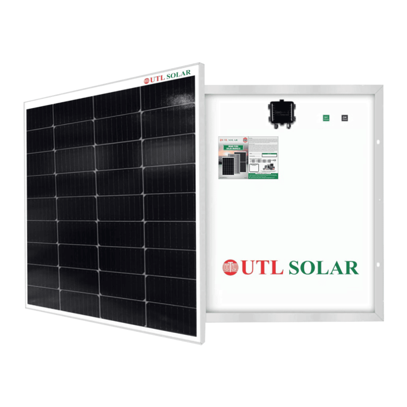 UTL 120 Watt 12V Mono PERC Half-Cut Solar Panel (Pack of Two)