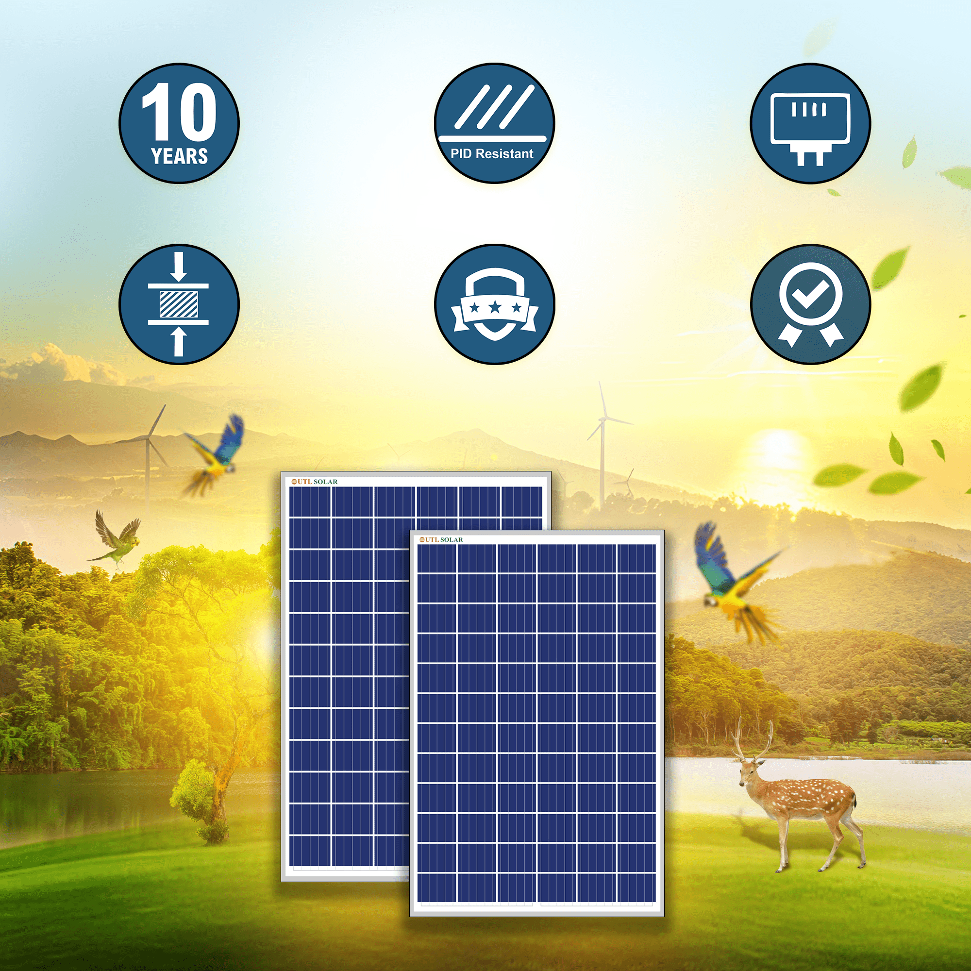 1 kW Off Grid Solar System (Solar Panel)
