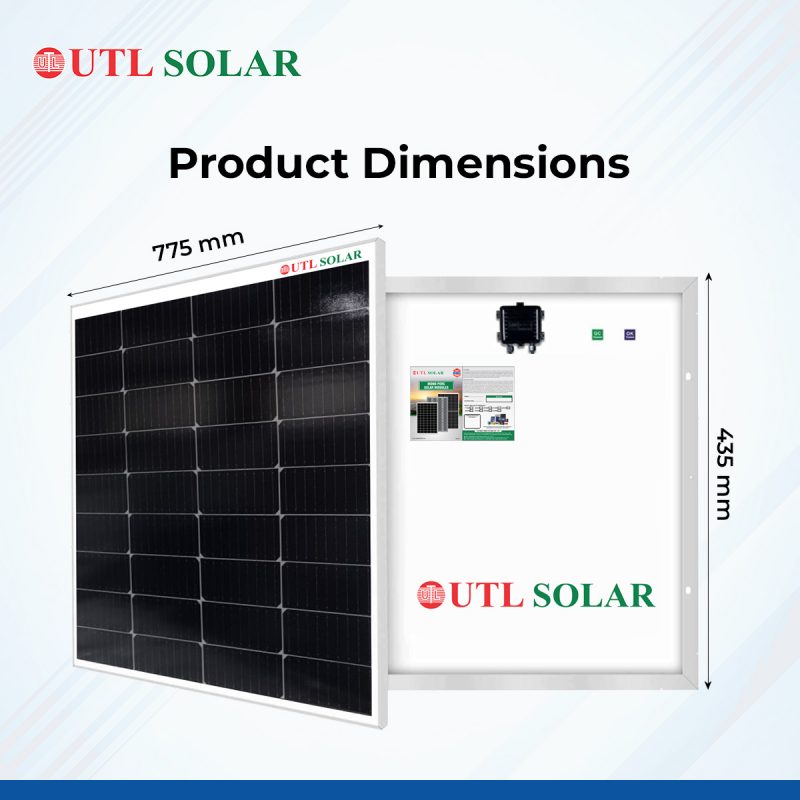 solar panel dimention image
