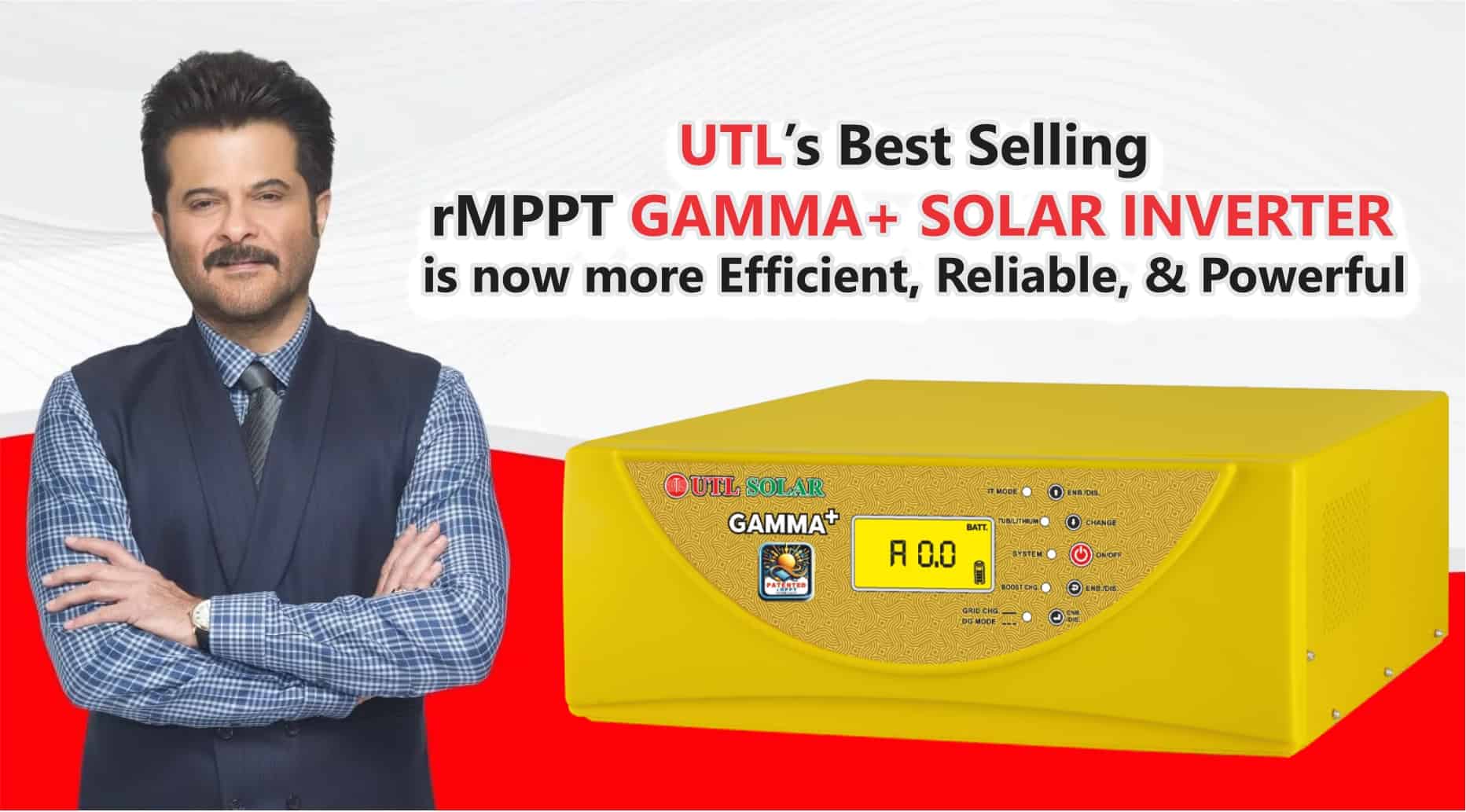 UTL का ज्यादा दमदार 1kVA Gamma Plus Solar Inverter अब बेस्ट प्राइस पर!