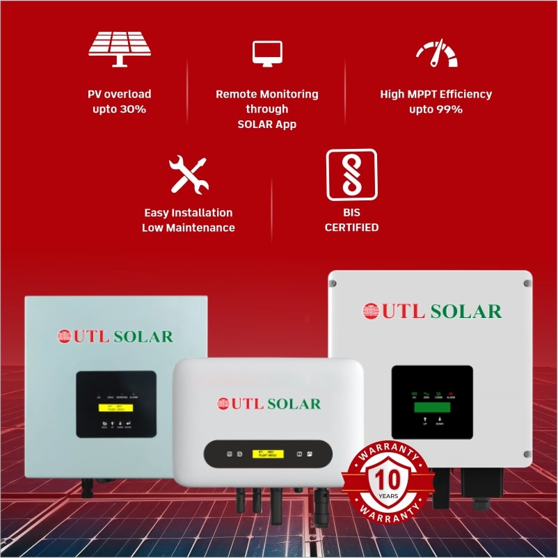 Top Reasons Why Customers Love UTL On-grid Solar Inverters