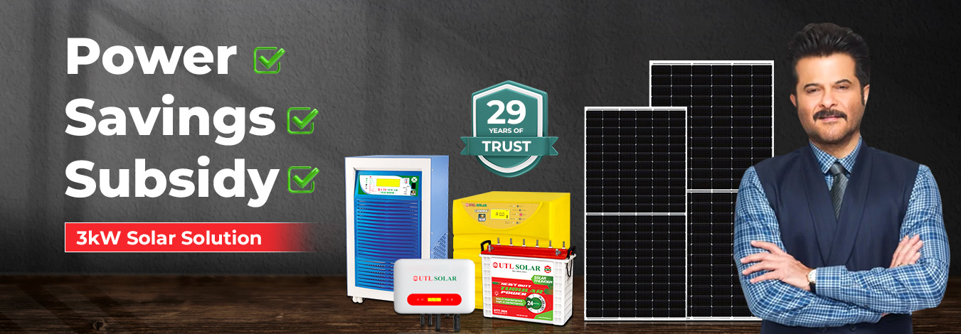 3kW Solar System (On-grid, Off-grid, and Hybrid)