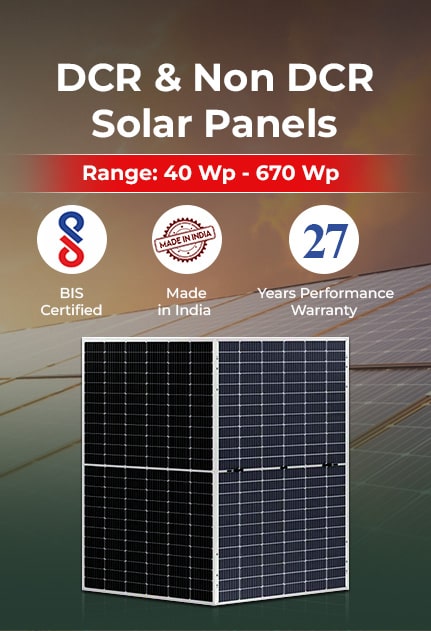 UTL DCR & Non DCR Solar Panels