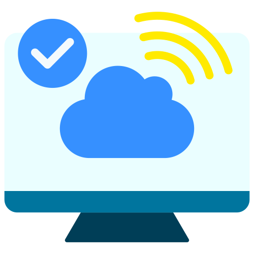 Wi Fi based remote monitoring icon