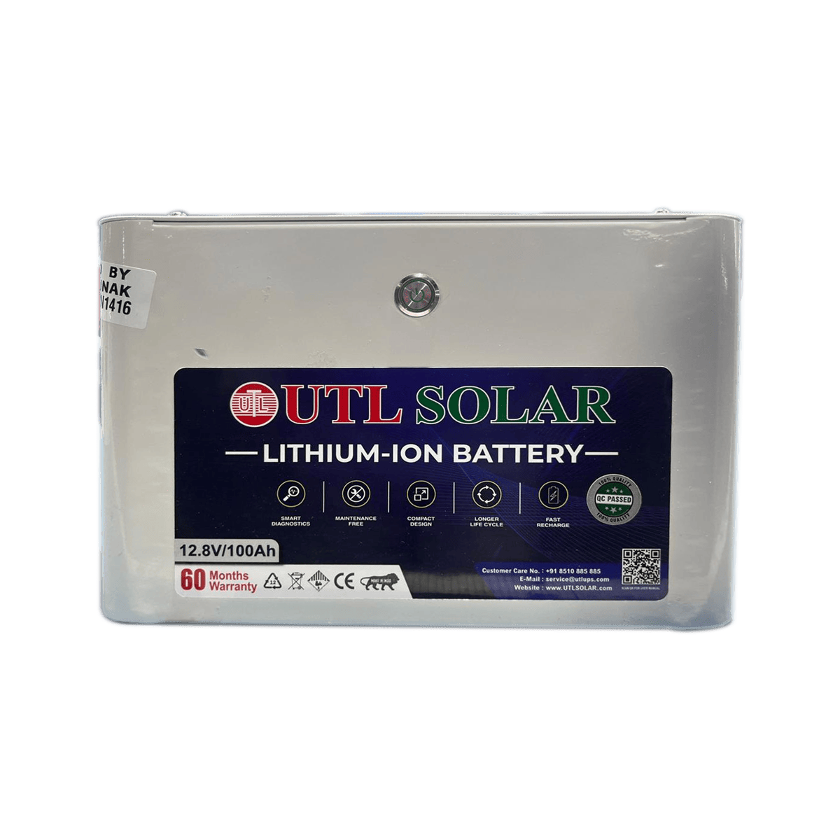 UTL 12.8V/100AH Lithium-ion Inverter Battery
