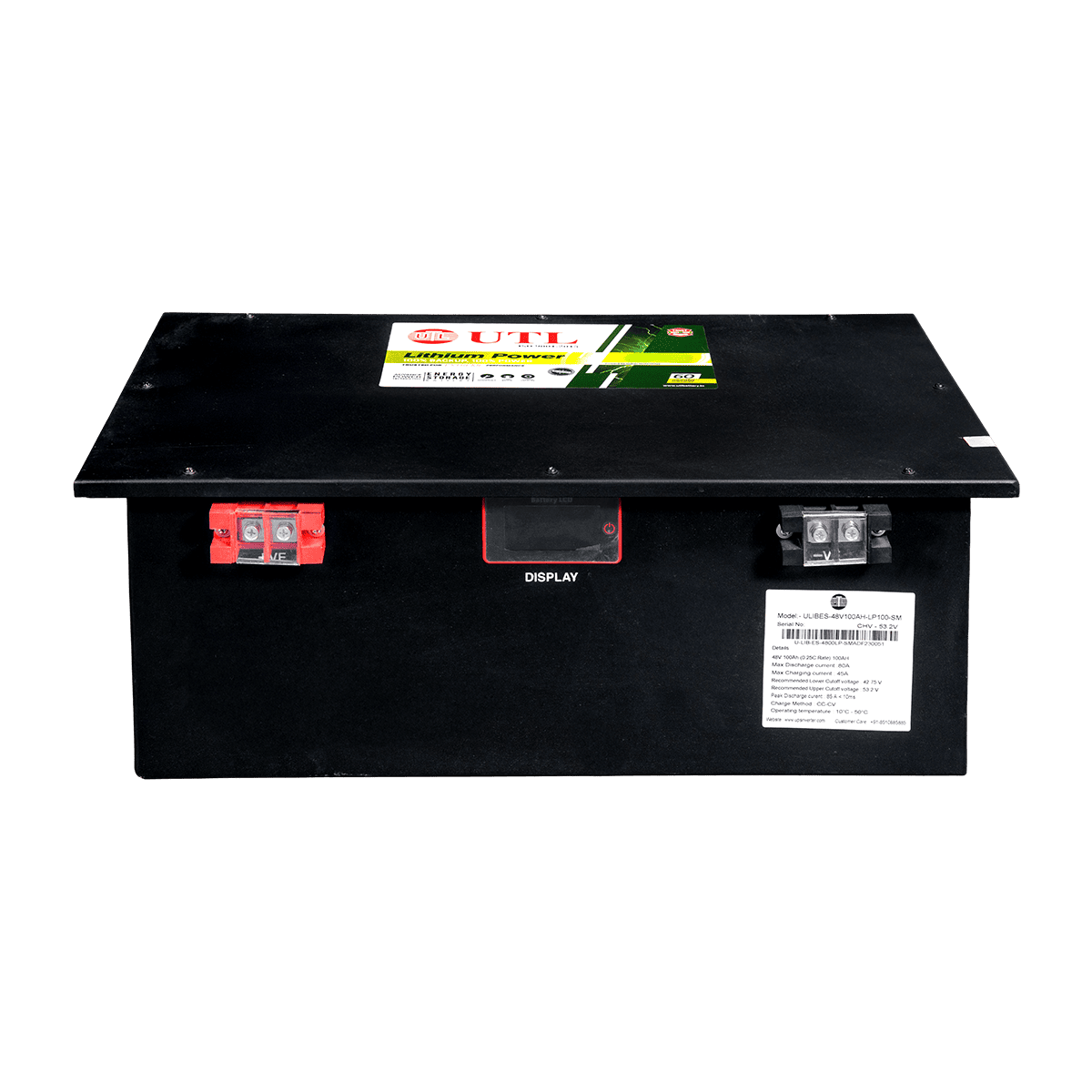 Lithium Front 48V Back View
