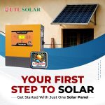 UTL Solar Sun Lion 1000 solar inverter kit for homes, designed for a single solar panel