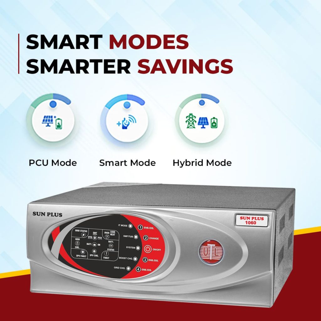 Sunplus Technology Sun Plus 875VA/12V Home Inverter | PWM Technology