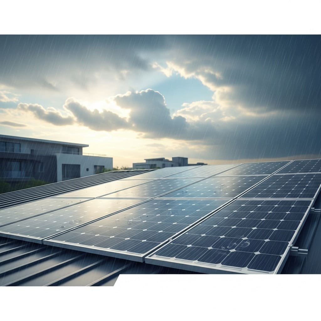Solar Panels Work on Rainy & Cloudy Days