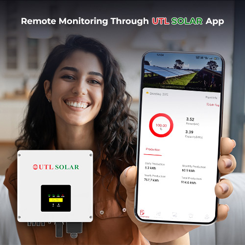 Ongrid Solar Inverter remote monitoring