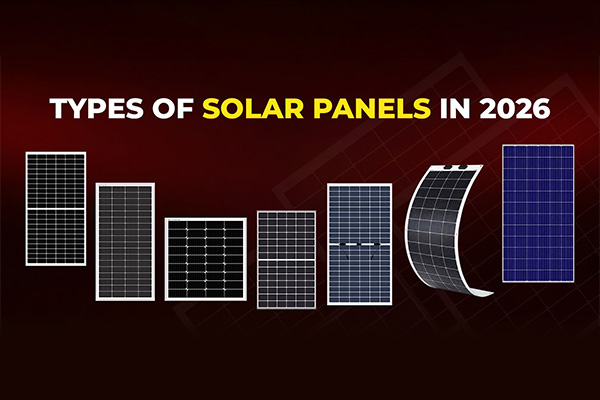 Types of solar panel mobile image