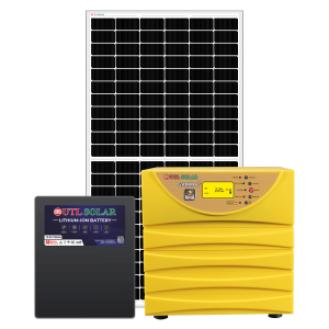 UTL 1.5kW Off Grid Solar System | 510W TOPCon | Gamma+ 1650 | 12.8V (100AH) Li-ion Battery