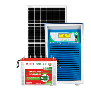 UTL 5kW/48V Hybrid Solar Combo | UGE5048 | 590W TOPCon Bi-Facial Non-DCR |  UST 1560 Battery