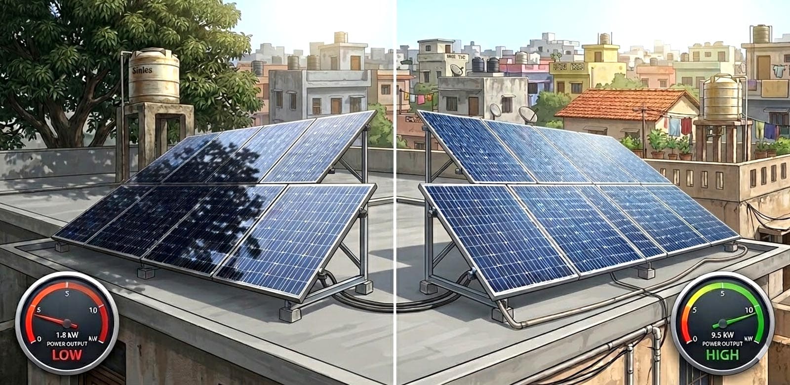 How Shading Impacts Solar Panel Output and Tips to Plan Layout