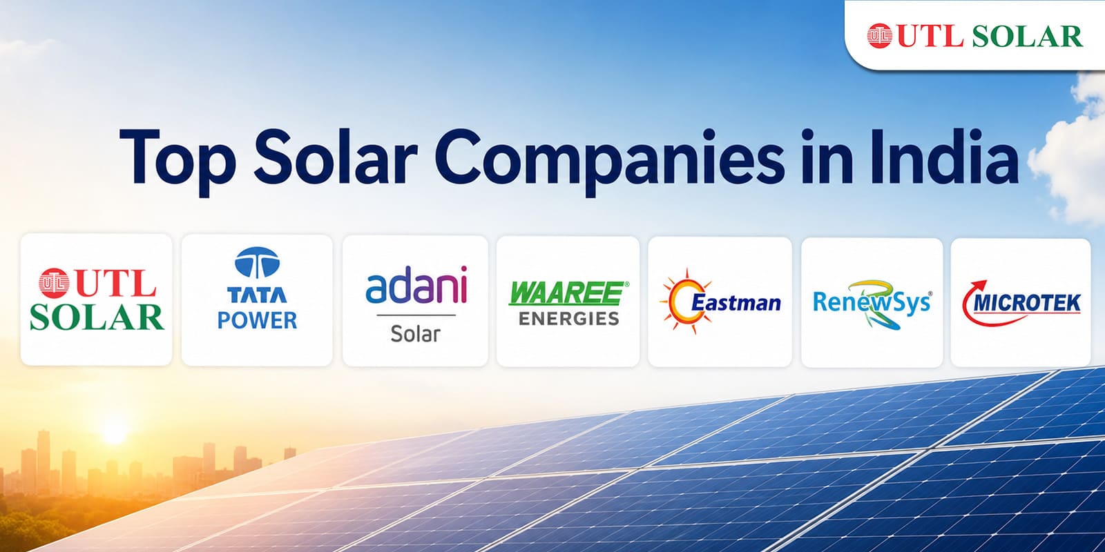 Top 7 Solar Companies in India | A Complete Guide