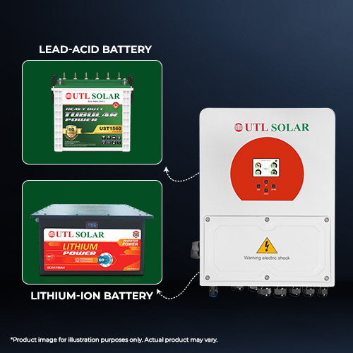 UTL Solar Hybrid Solar System Government subsidy on battery-based solar system