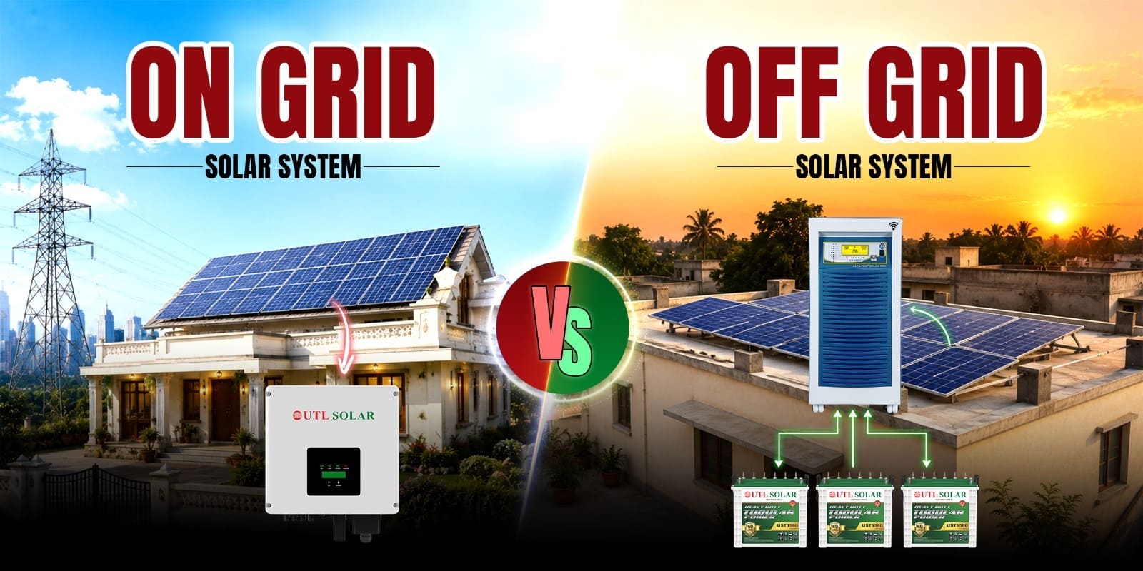 On-Grid vs Off-Grid Solar System: Which One Is Right for Your Home?
