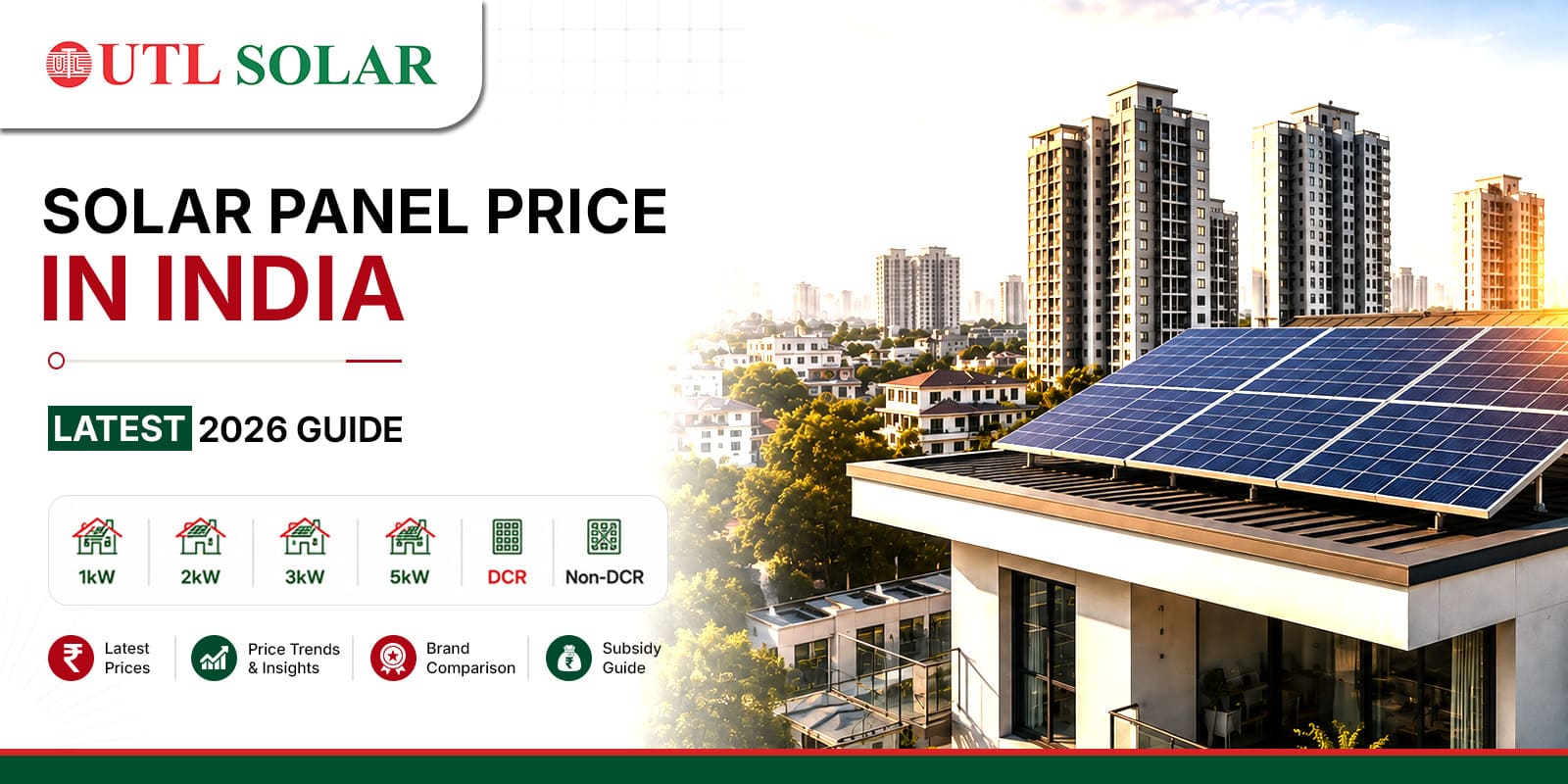 Solar Panel Price in India (2026)